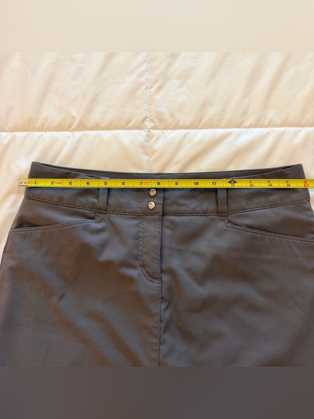 adidas Charcoal Gray Golf Skort - Picture 3 of 9